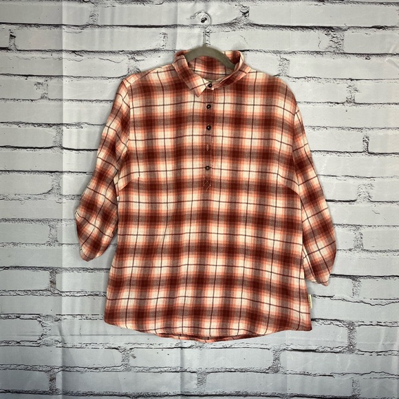 Royal Robbins Other - Royal Robbins Red and White Plaid Casual Button Down Shirt SZ L Streetwear Relax